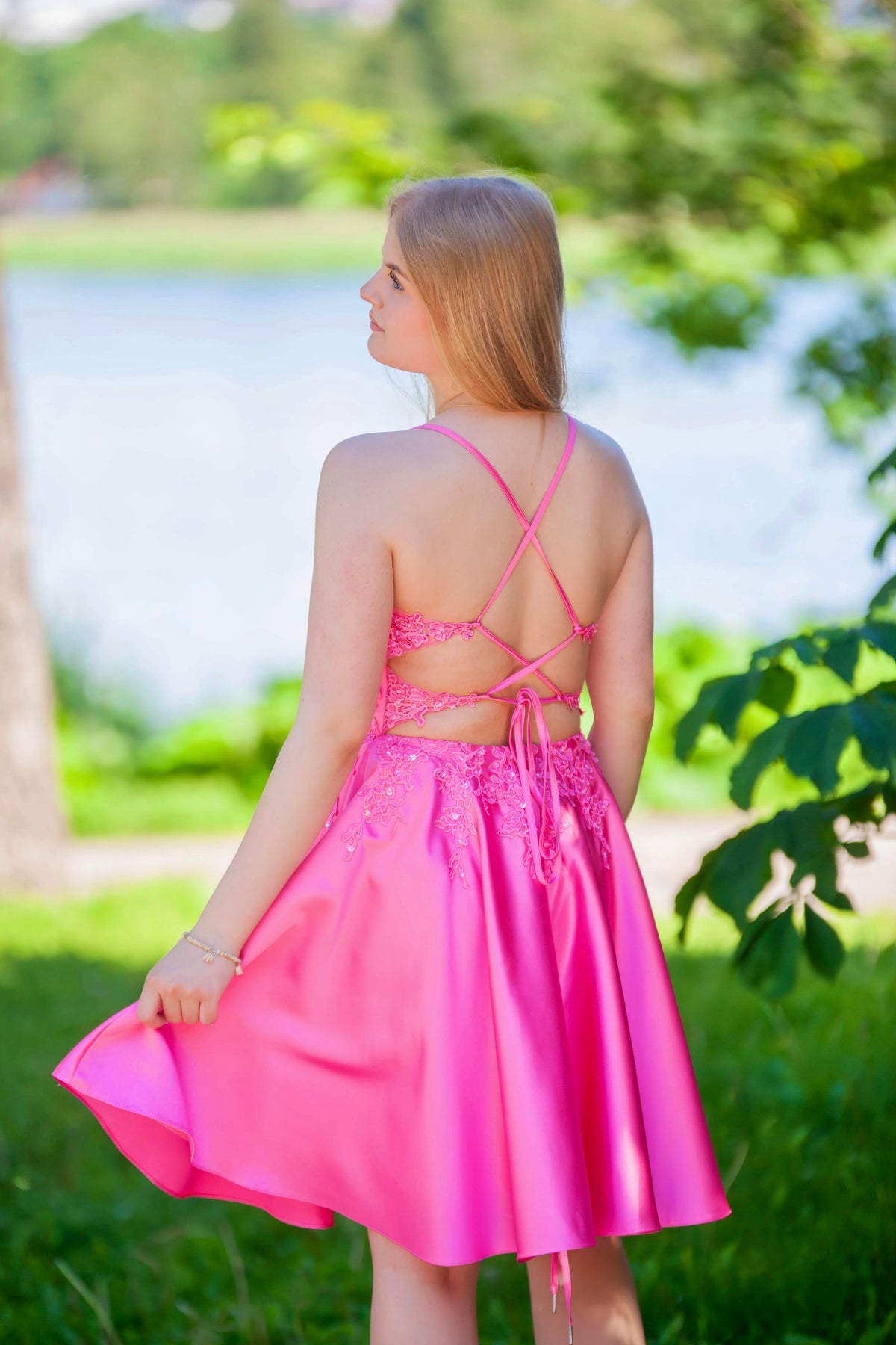 JUHLAMEKKO H6121SS-SATIN BARBIEPINK