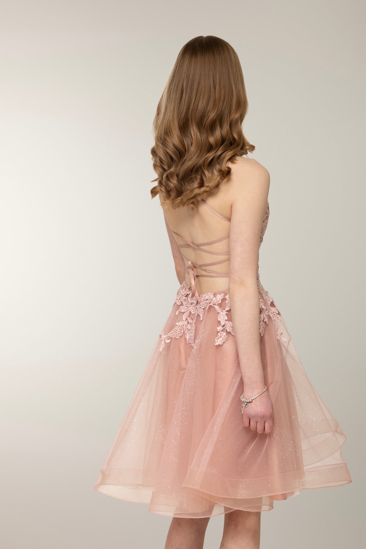 DRESS "VERONA" U4887S-STARLITE MAUVE