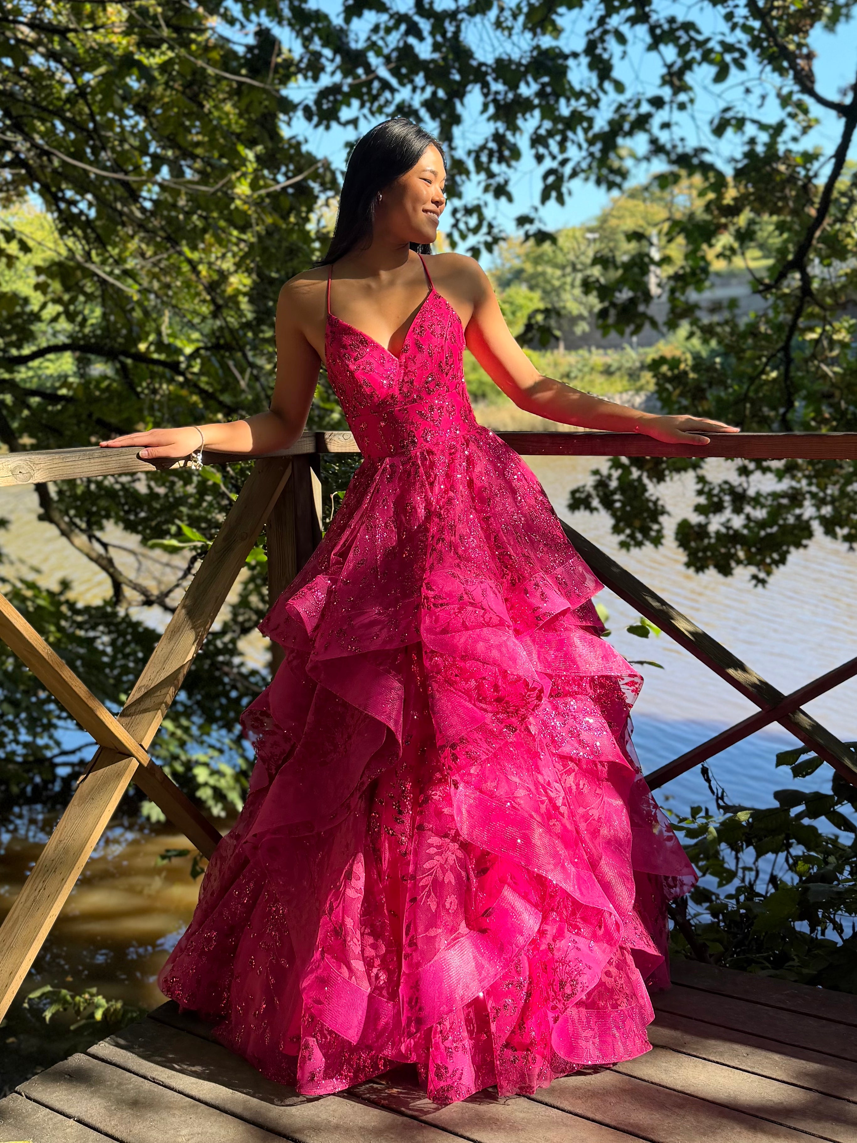 VANHOJENTANSSIMEKKO U4709P-LIMITED FUXIA
