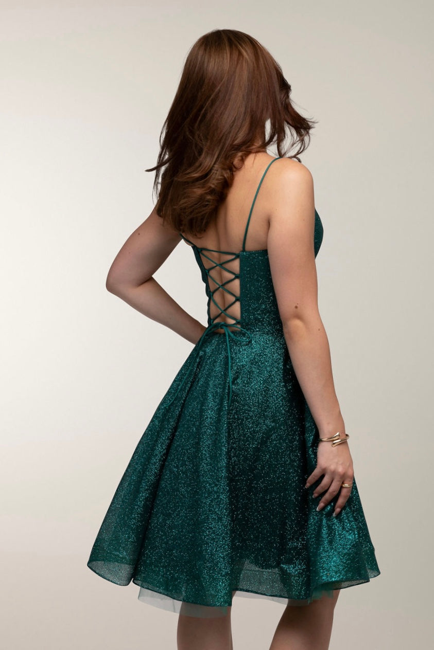 DRESS U4442S-CRYSTAL EMERALD