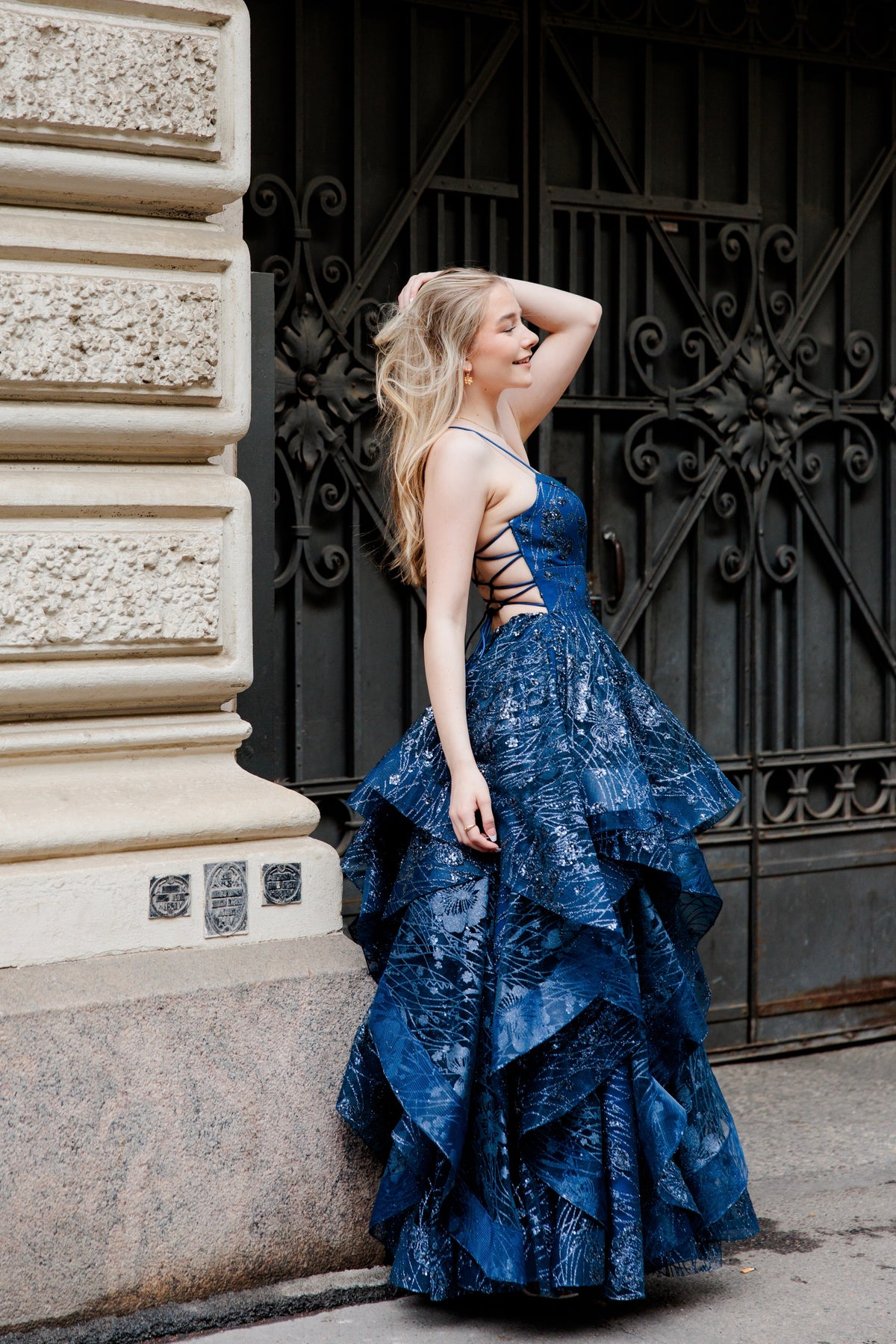 VANHOJENTANSSIMEKKO U4709PS-LIMITED NAVY