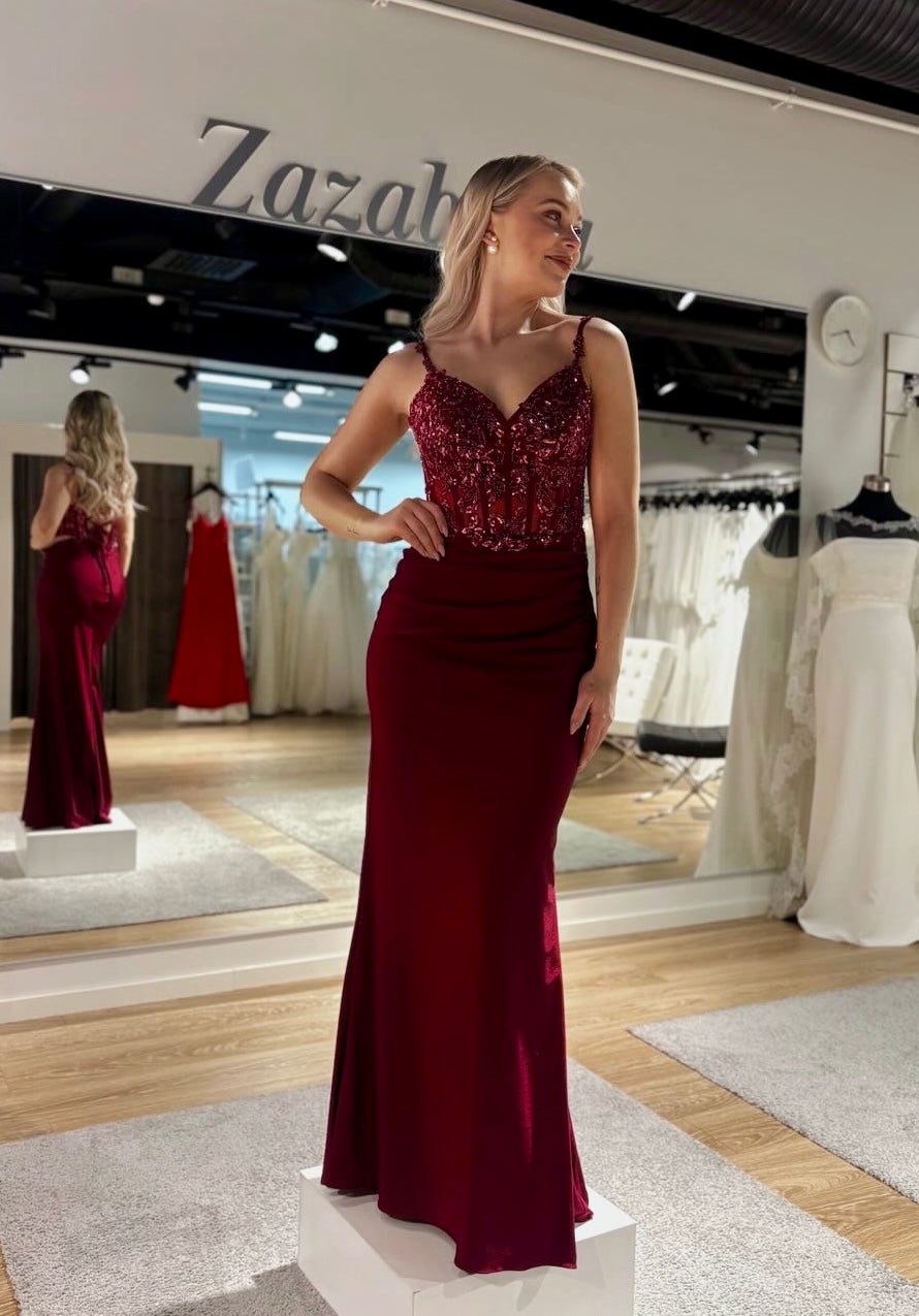 ILTAPUKU H6091L-LUXSTRETCH BURGUNDY