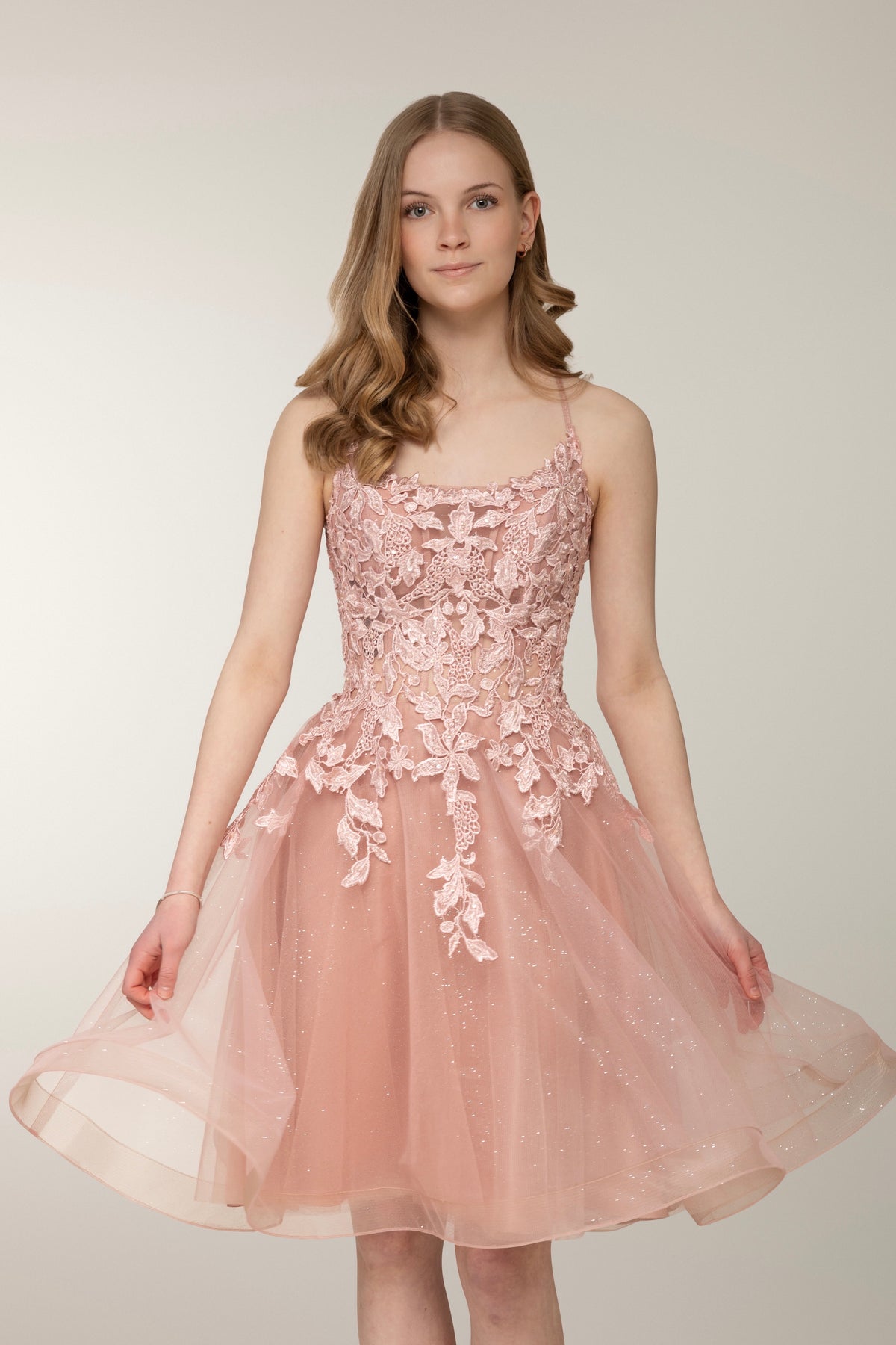 DRESS "VERONA" U4887S-STARLITE MAUVE