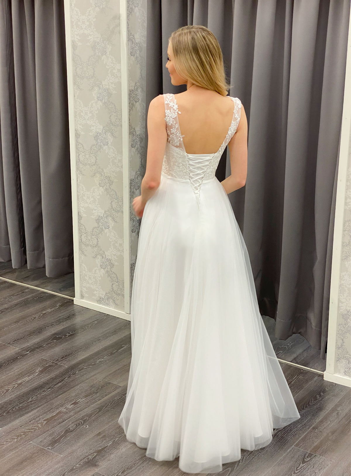 WEDDING DRESS H3449W-TULE