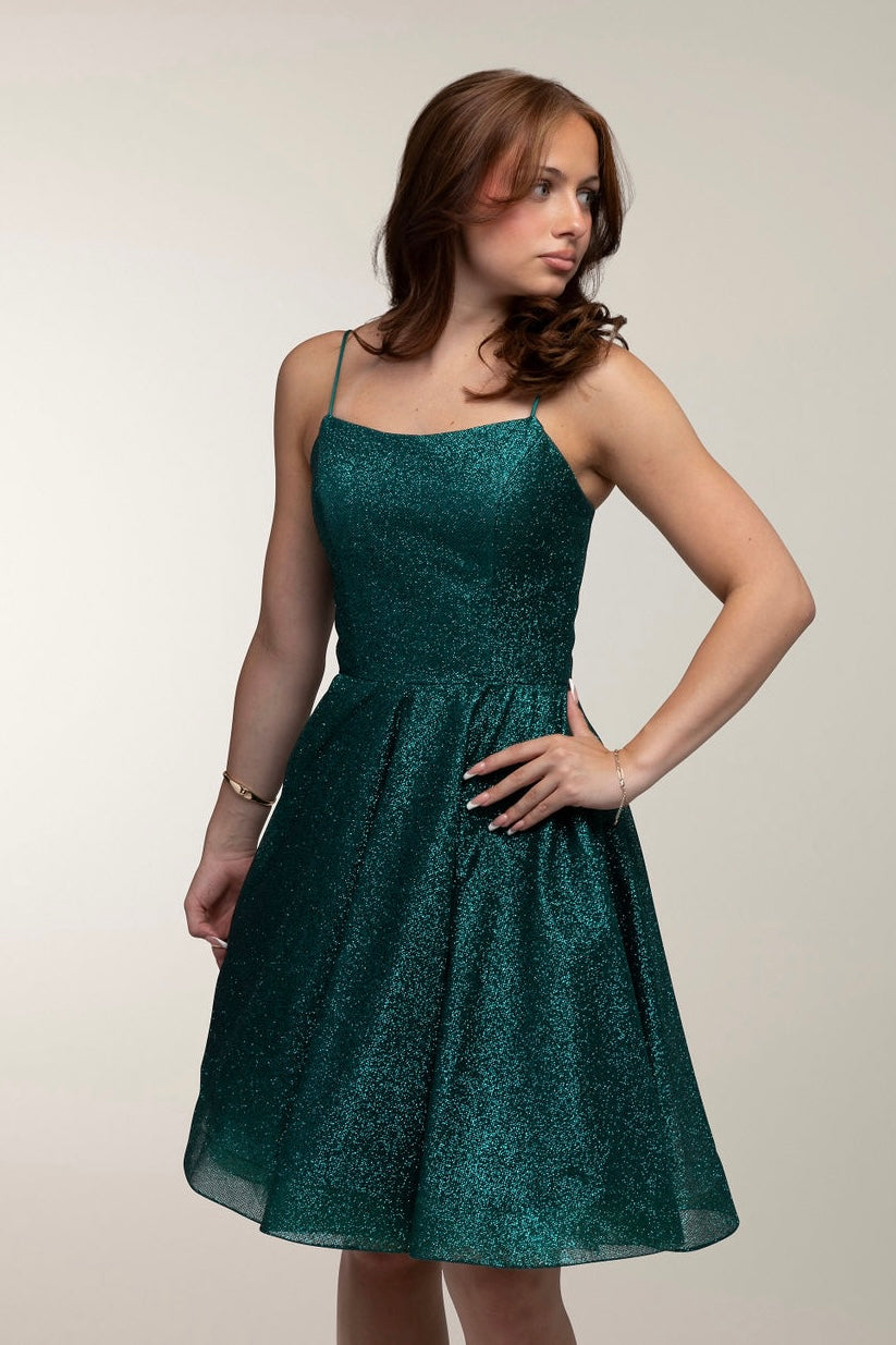 DRESS U4442S-CRYSTAL EMERALD